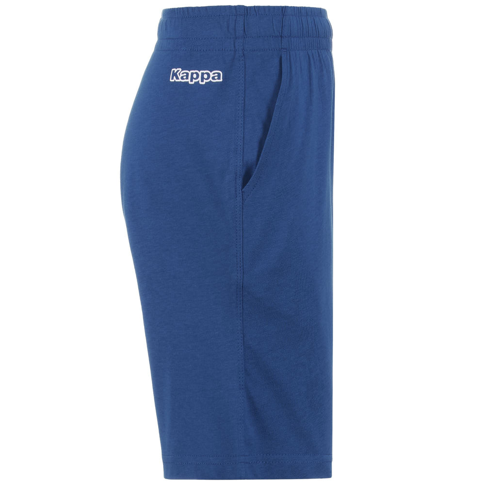 Shorts Boy LOGO GELI Sport Shorts BLUE SNORKEL Dressed Front (jpg Rgb)	