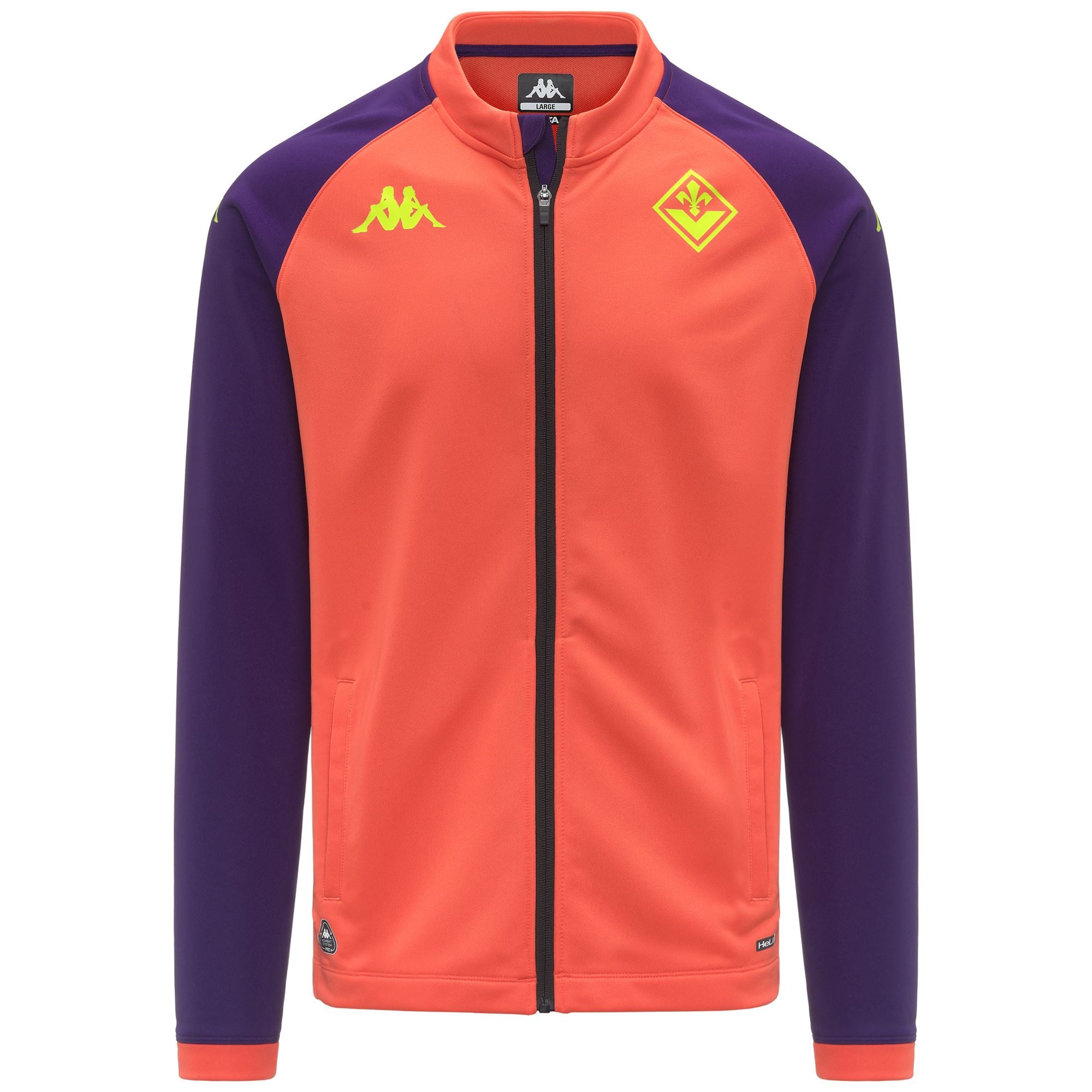Fleece Man MOXUNA PRO FIORENTINA Jacket Red Living-Violet Md