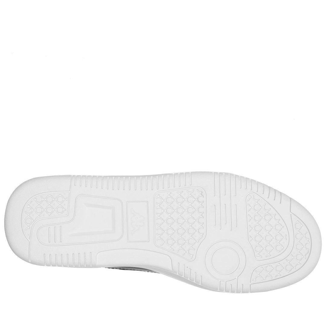 Sneakers Unisex LOGO BASIL MD Mid Cut BLACK-WHITE Dressed Front (jpg Rgb)	