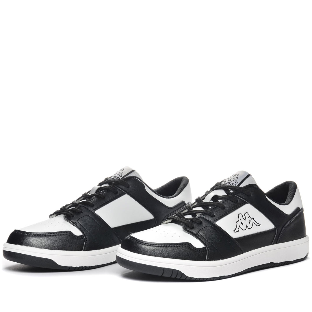 Sneakers Unisex LOGO BERNAL Low Cut WHITE-BLACK Detail (jpg Rgb)			