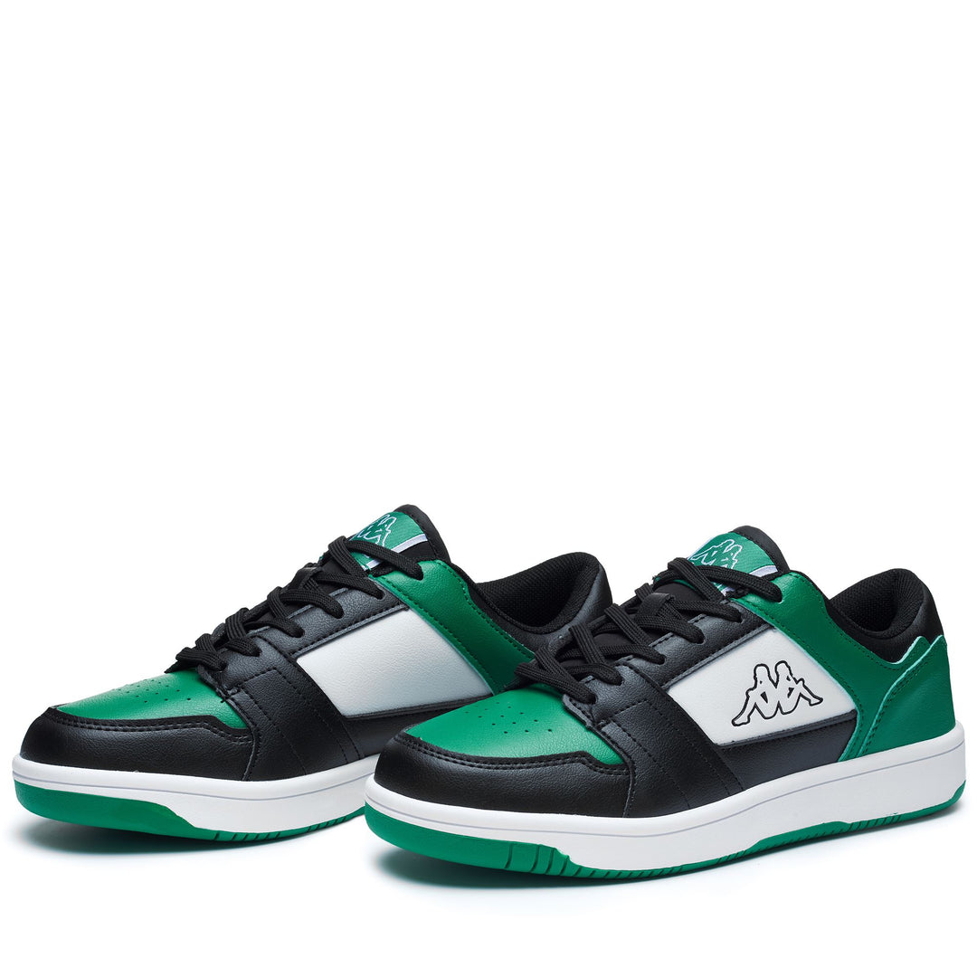 Sneakers Unisex LOGO BERNAL Low Cut GREEN MD-BLACK-WHITE Detail (jpg Rgb)			