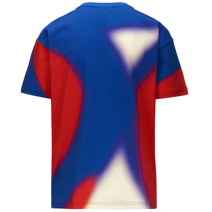 T-ShirtsTop Man 222 BANDA FAPO 2 GRAPHIK T-Shirt GRAPHIK BLUE ROYAL-RED-WHITE ANTIQUE Dressed Side (jpg Rgb)		