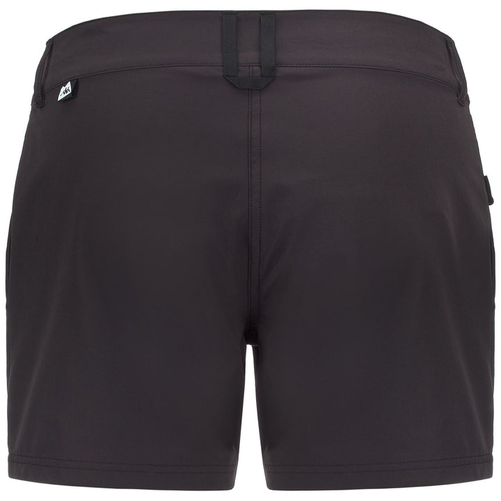 Shorts Woman 3CENTO 314 Sport  Shorts BROWN EBONY-BLACK Dressed Side (jpg Rgb)		