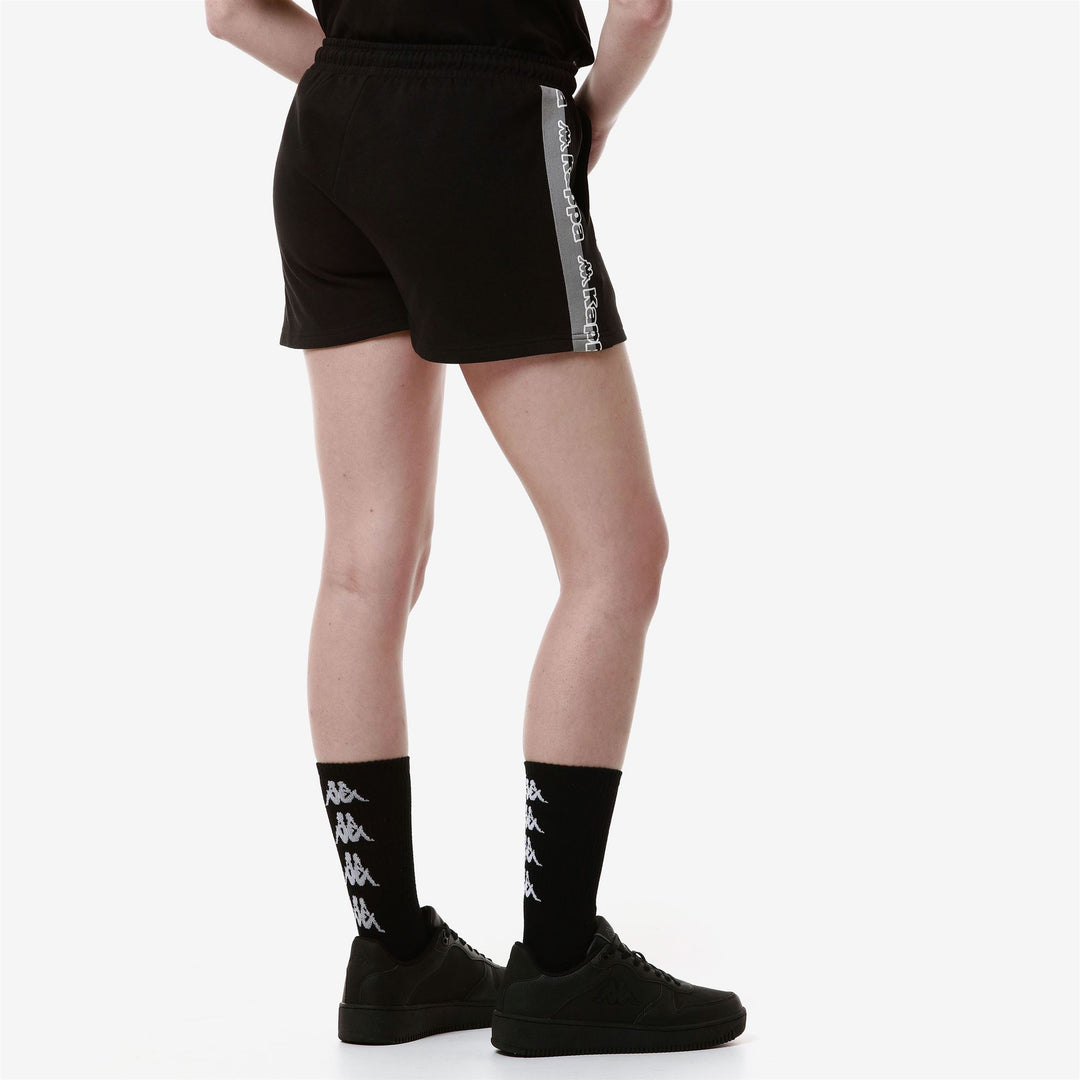 Shorts Woman LOGO FALTRA Sport  Shorts BLACK Detail Double				