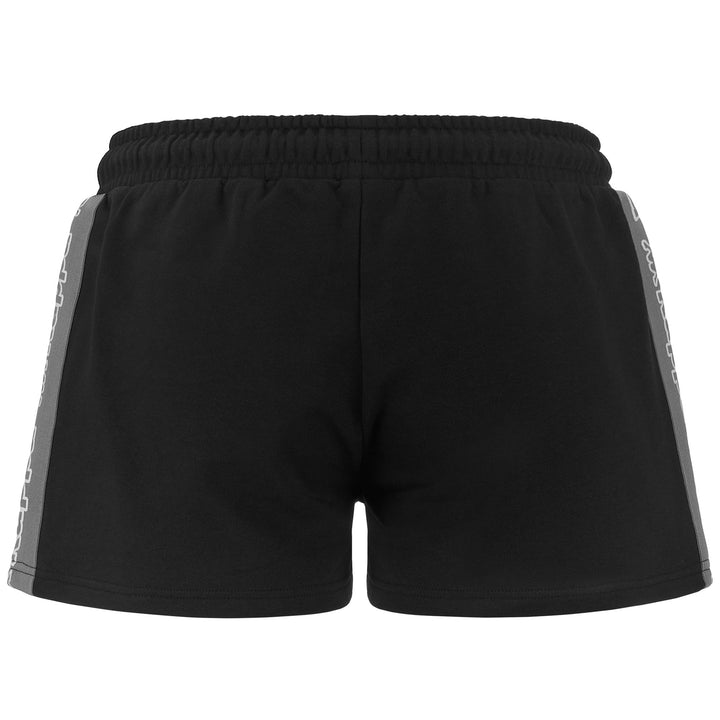 Shorts Woman LOGO FALTRA Sport  Shorts BLACK Dressed Side (jpg Rgb)		