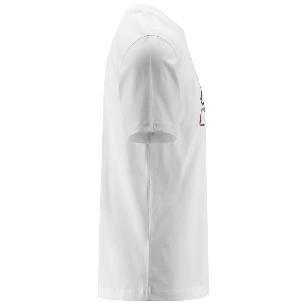T-ShirtsTop Man LOGO FARIO T-Shirt WHITE Dressed Front (jpg Rgb)	