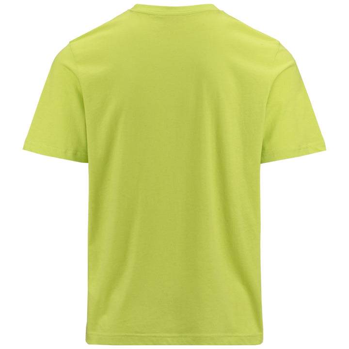T-ShirtsTop Man LOGO FARIO T-Shirt GREEN PRIMROSE Dressed Side (jpg Rgb)		