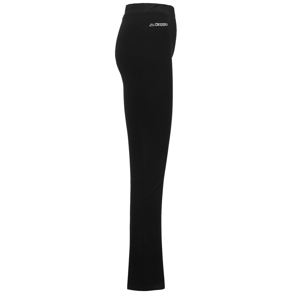 Pants Woman LOGO FERIA Sport Trousers BLACK Dressed Front (jpg Rgb)	