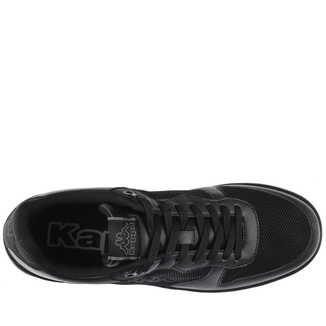 Sneakers Unisex LOGO MASERTA 2 Low Cut BLACK Dressed Back (jpg Rgb)		