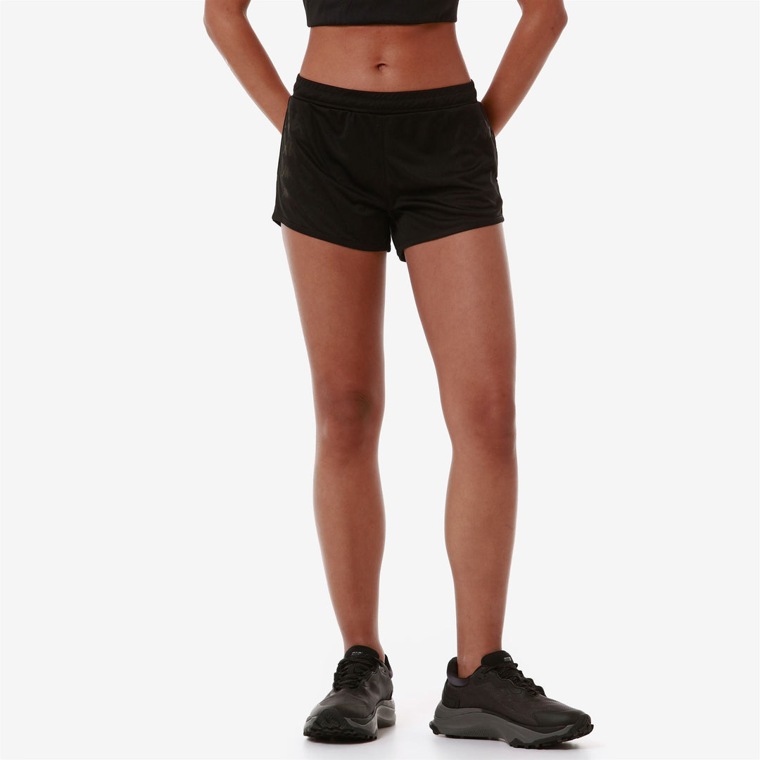 Shorts Woman ETRUA Sport  Shorts BLACK Detail (jpg Rgb)			