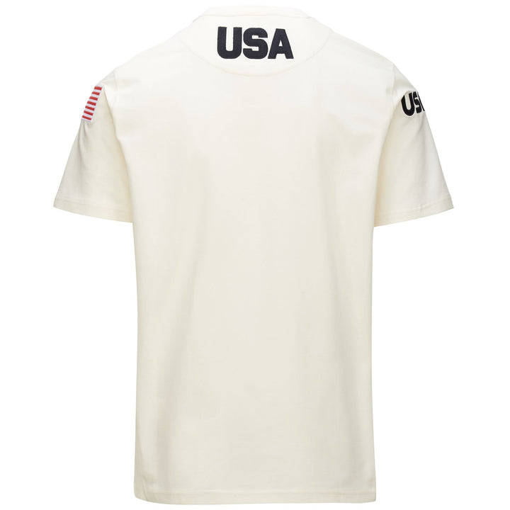 T-ShirtsTop Man  AYBA2 US T-Shirt WHITE COCONUT Dressed Side (jpg Rgb)		