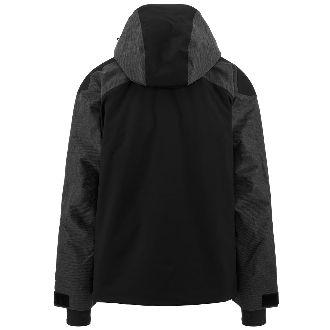Jackets Man 6CENTO 602FW Short BLACK Dressed Side (jpg Rgb)		