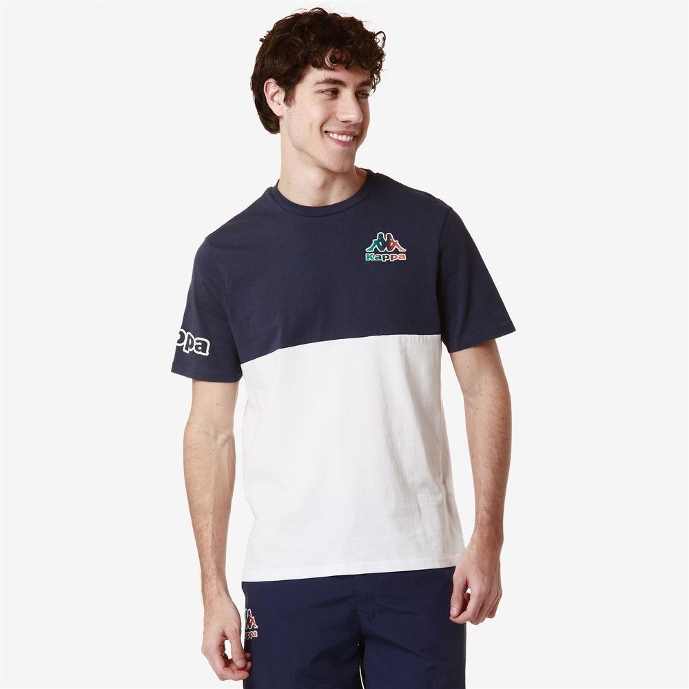 T-ShirtsTop Man LOGO FEFFO T-Shirt WHITE - BLUE MEDIEVAL Detail (jpg Rgb)			