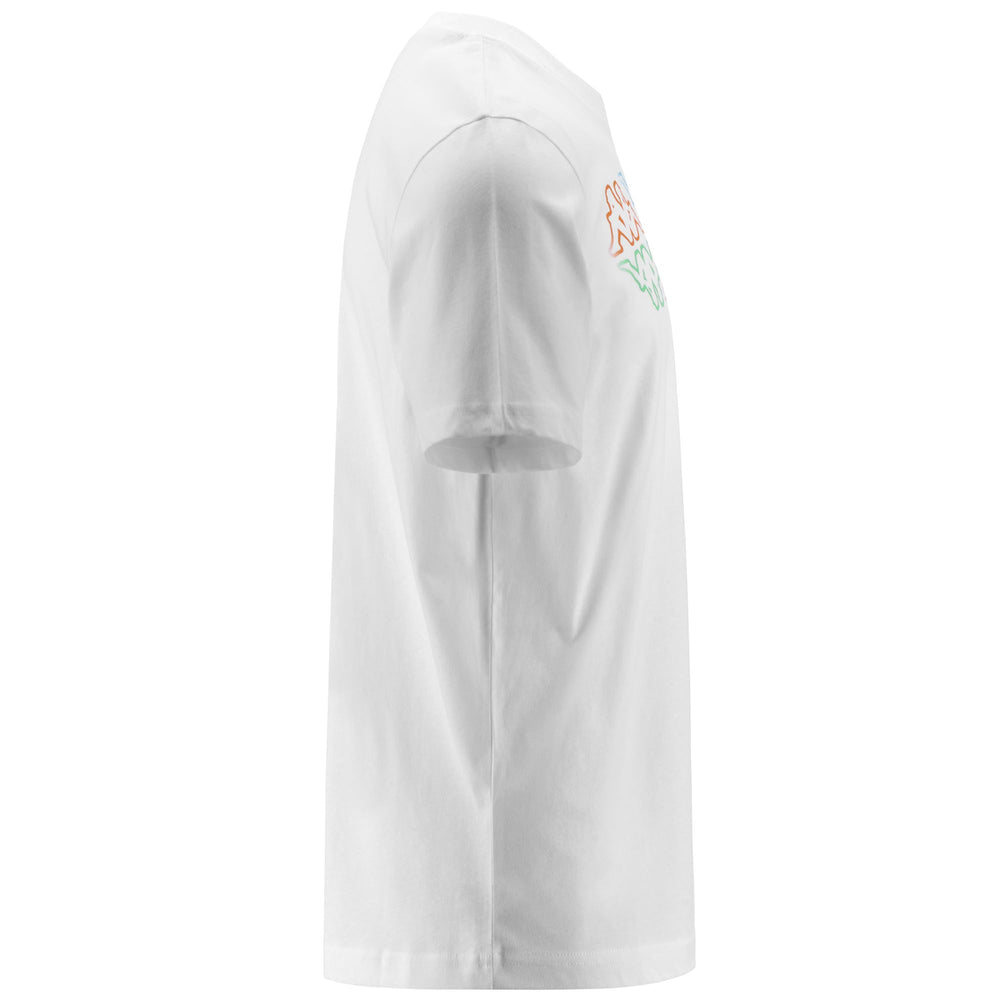 T-ShirtsTop Man LOGO FUIAMO T-Shirt WHITE Dressed Front (jpg Rgb)	