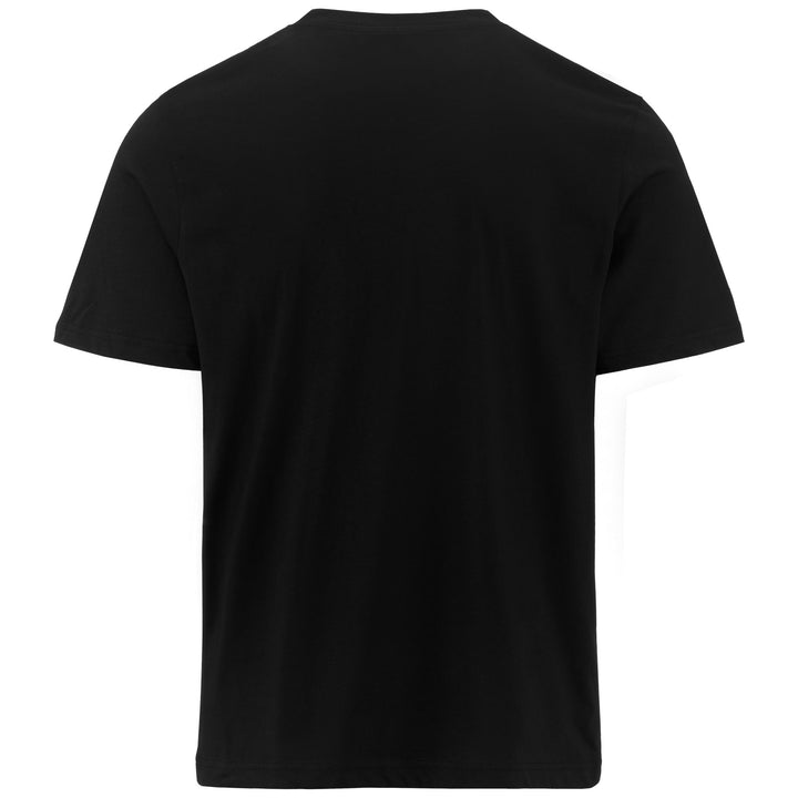 T-ShirtsTop Man LOGO FUIAMO T-Shirt BLACK Dressed Side (jpg Rgb)		