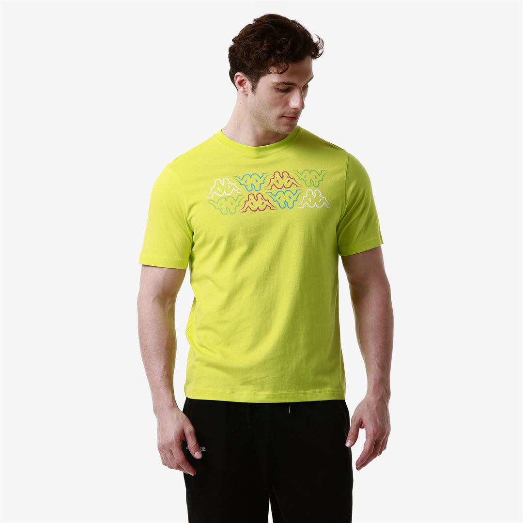 T-ShirtsTop Man LOGO FUIAMO T-Shirt GREEN PRIMROSE Detail (jpg Rgb)			
