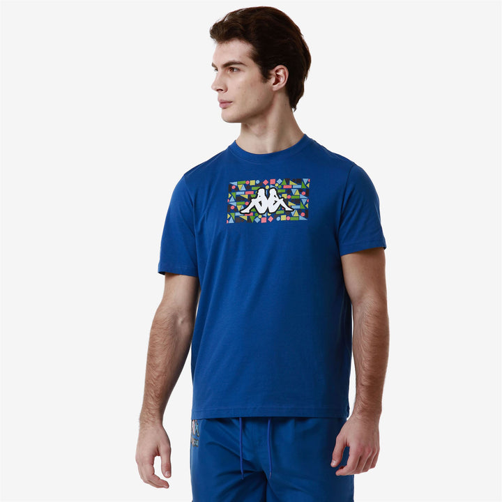 T-ShirtsTop Man LOGO FREZAMI T-Shirt BLUE CLASSIC Detail (jpg Rgb)			