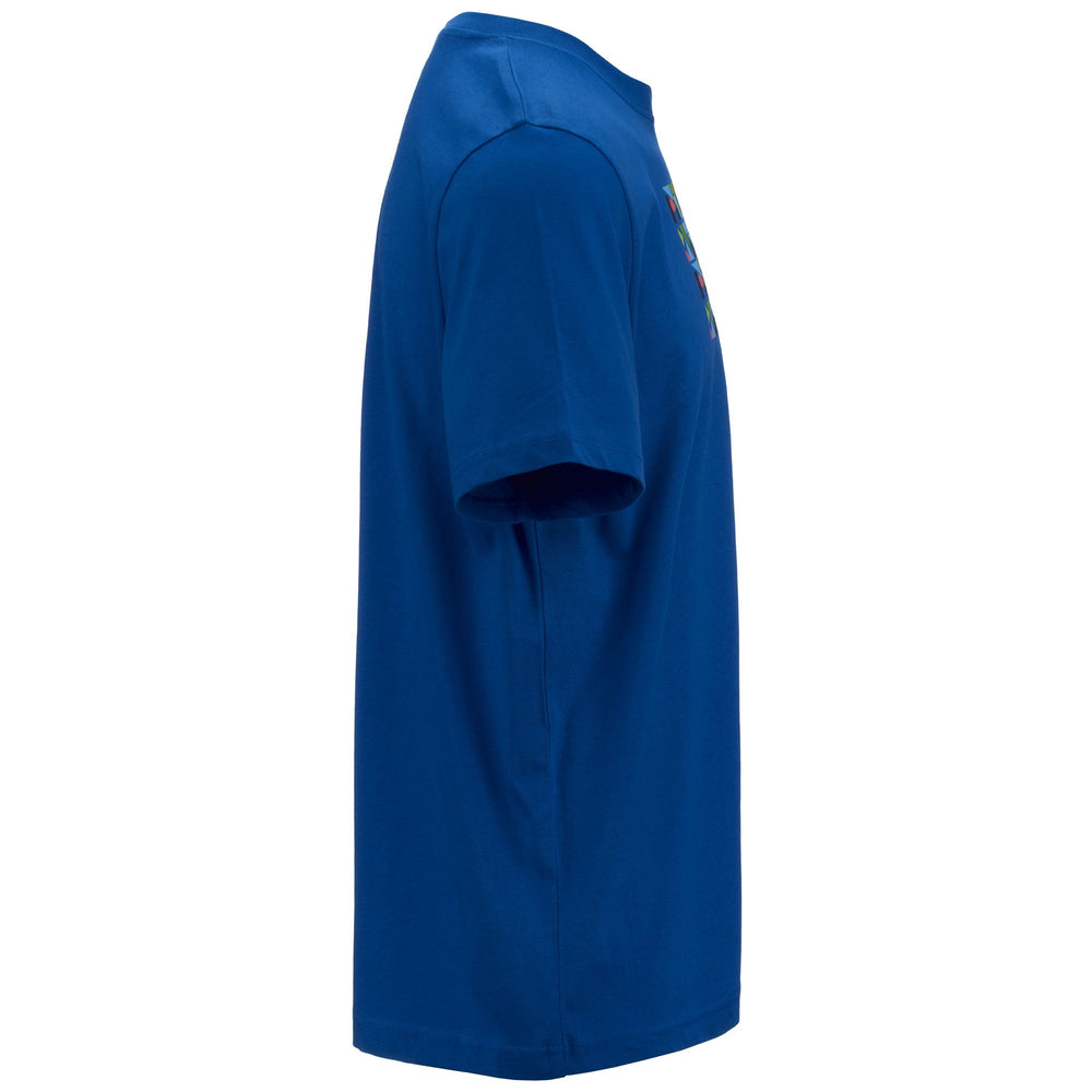 T-ShirtsTop Man LOGO FREZAMI T-Shirt BLUE CLASSIC Dressed Front (jpg Rgb)	