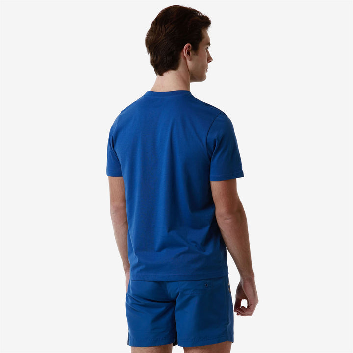 T-ShirtsTop Man LOGO FREZAMI T-Shirt BLUE CLASSIC Detail Double				
