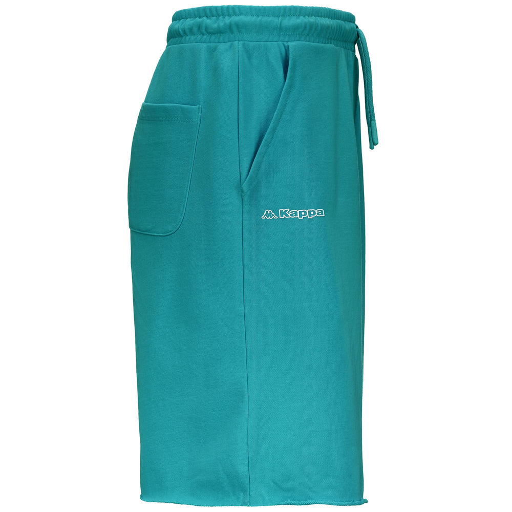 Shorts Man LOGO FELITO Sport Shorts GREEN COLUMBIA Dressed Front (jpg Rgb)	
