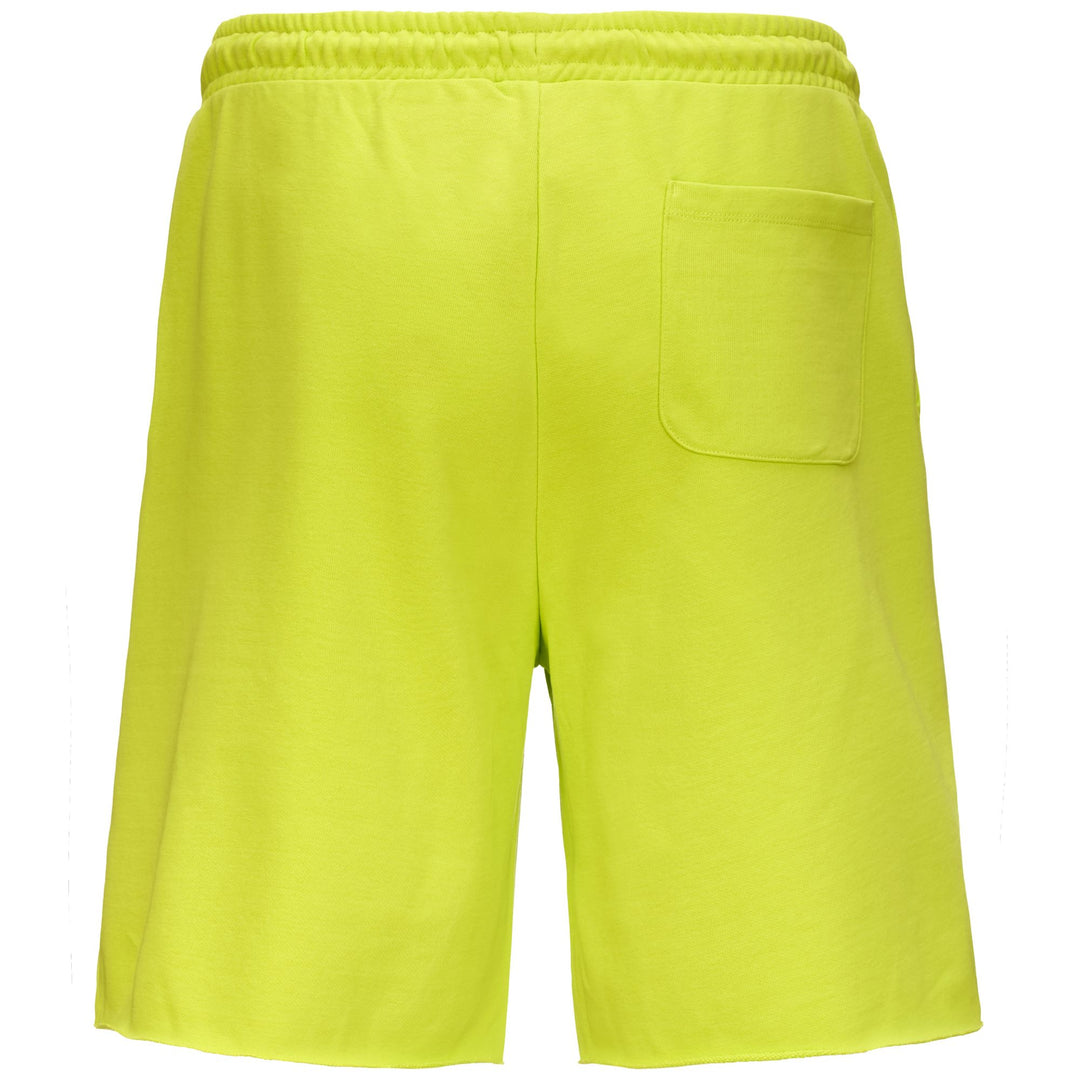 Shorts Man LOGO FELITO Sport Shorts GREEN PRIMROSE Dressed Side (jpg Rgb)		