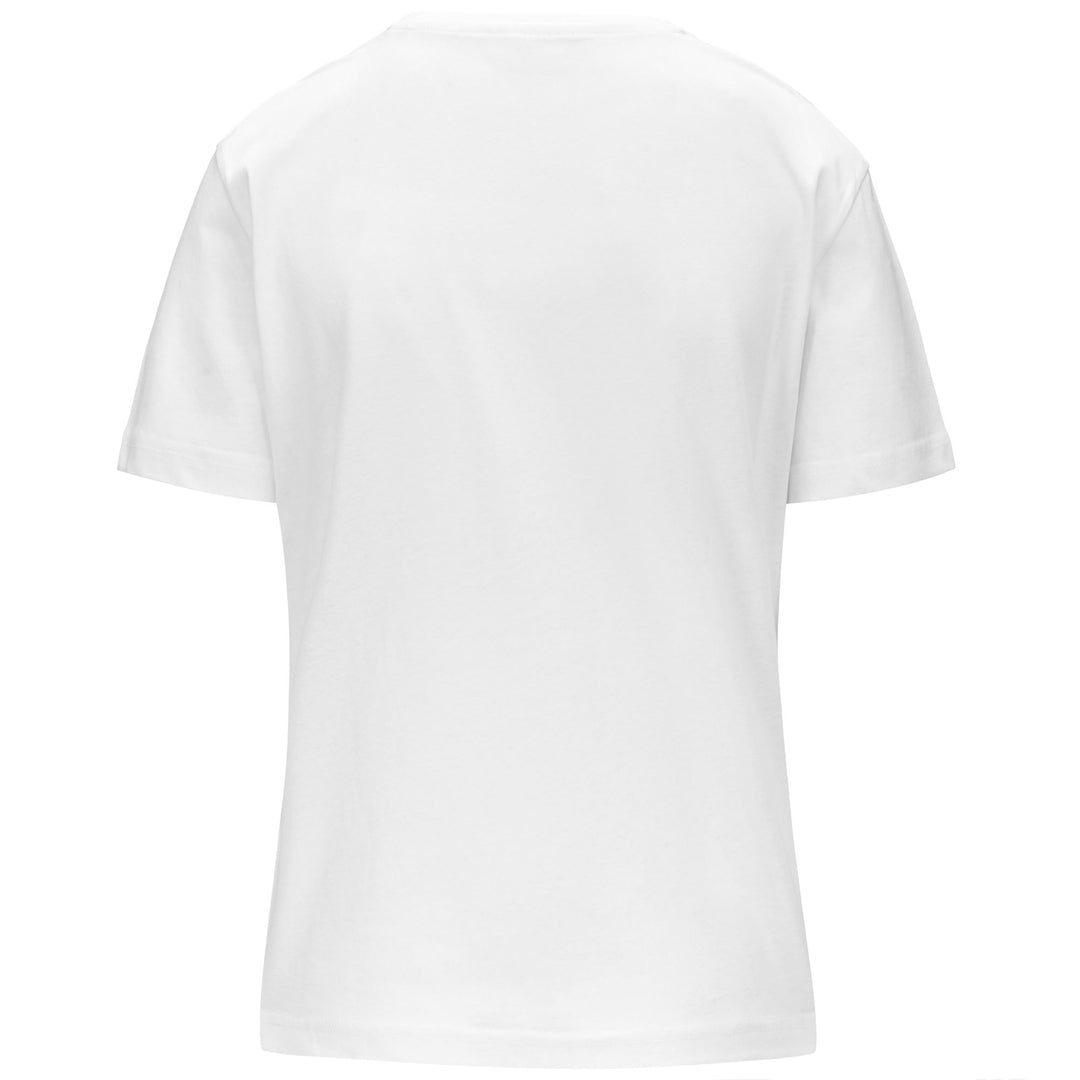 T-ShirtsTop Woman LOGO FRIENDA T-Shirt WHITE Dressed Side (jpg Rgb)		
