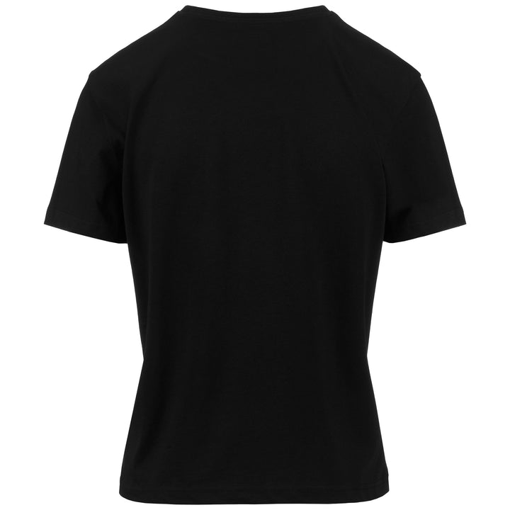 T-ShirtsTop Woman LOGO FRIENDA T-Shirt BLACK Dressed Side (jpg Rgb)		