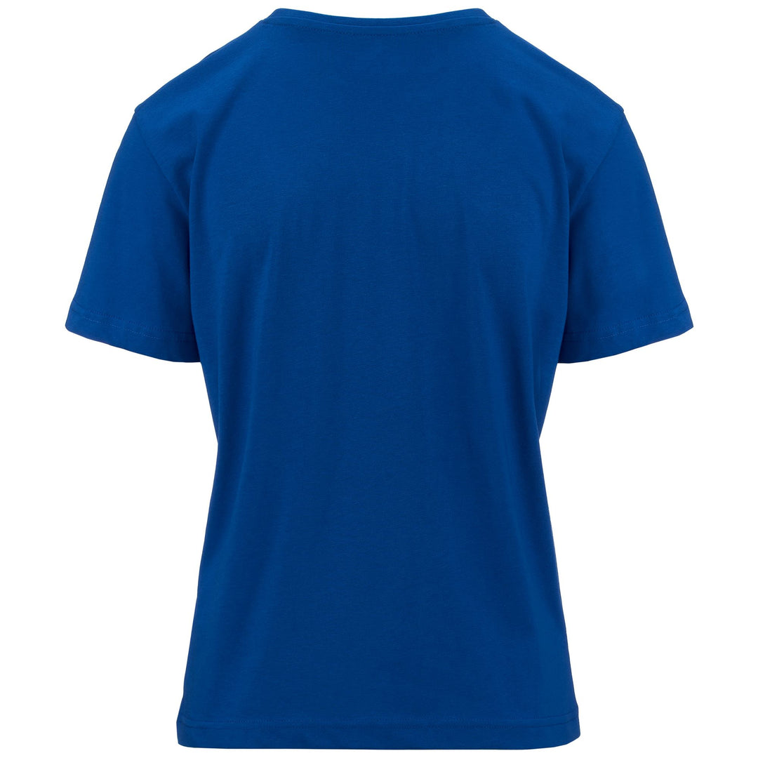 T-ShirtsTop Woman LOGO FUALLA T-Shirt BLUE CLASSIC Dressed Side (jpg Rgb)		