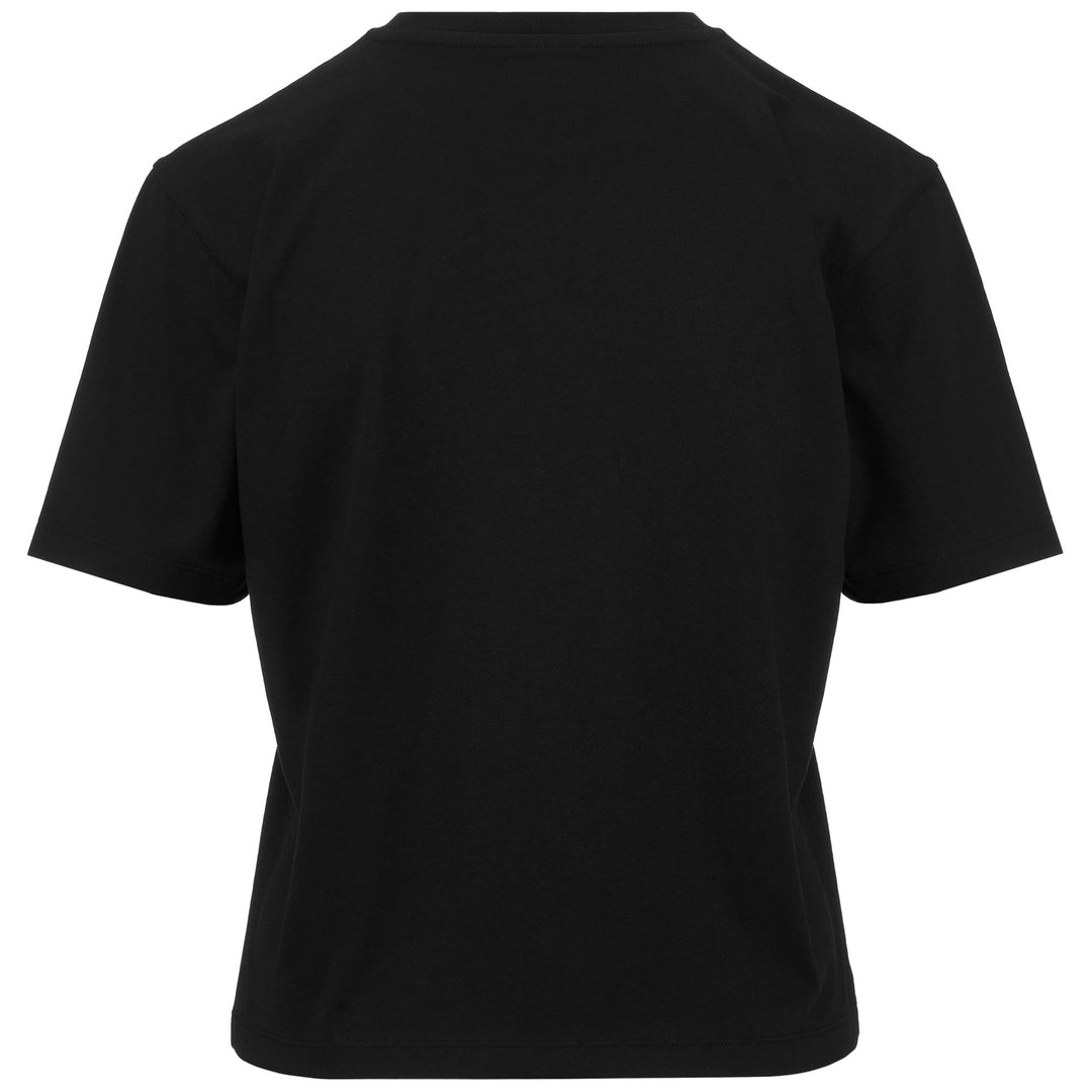 T-ShirtsTop Woman LOGO FALELLA T-Shirt BLACK Dressed Side (jpg Rgb)		