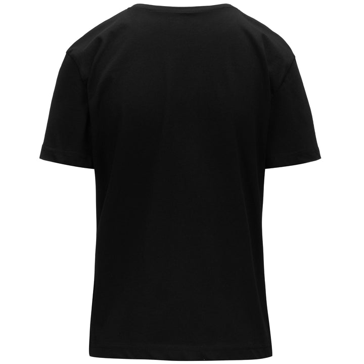 T-ShirtsTop Woman LOGO FAVIA T-Shirt BLACK Dressed Side (jpg Rgb)		