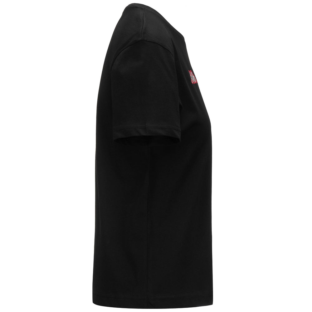 T-ShirtsTop Woman LOGO FAVIA T-Shirt BLACK Dressed Front (jpg Rgb)	