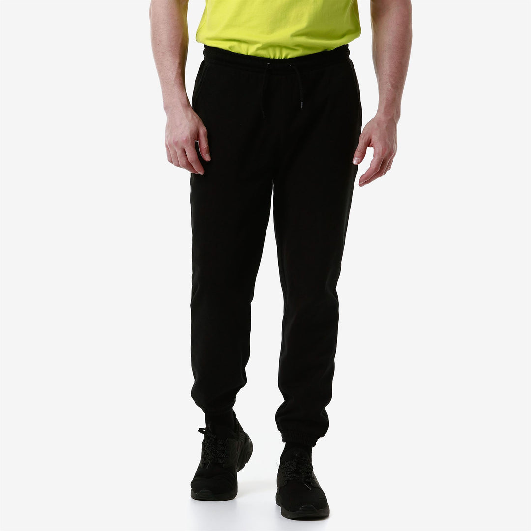 Pants Man LOGO  FELIGIO Sport Trousers BLACK Detail (jpg Rgb)			