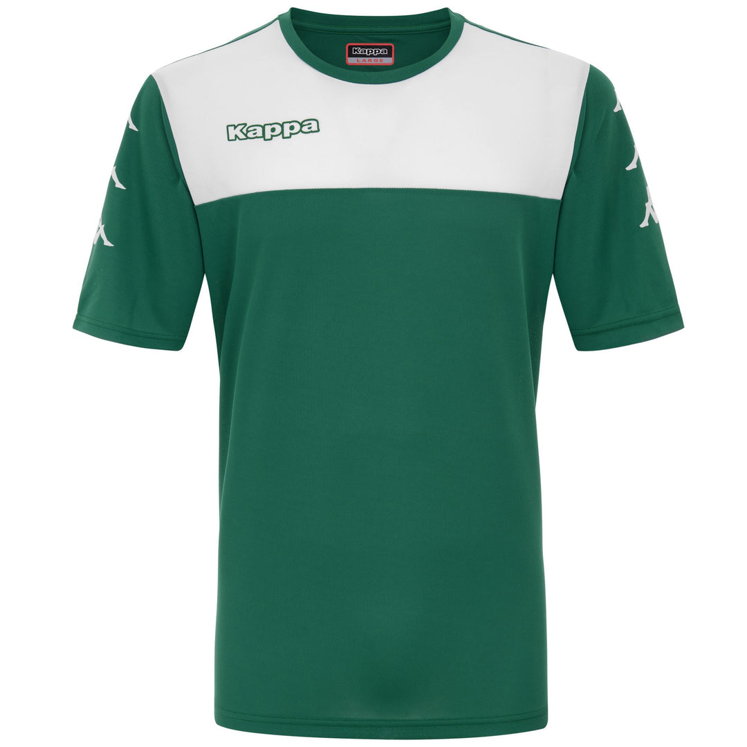 Active Jerseys Man KAPPA4SOCCER BONDER Shirt GREEN-WHITE Photo (jpg Rgb)			