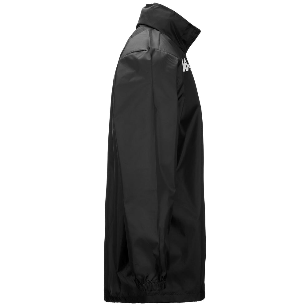 Jackets Man KAPPA4FOOTBALL WISTER Mid BLACK Dressed Front (jpg Rgb)	