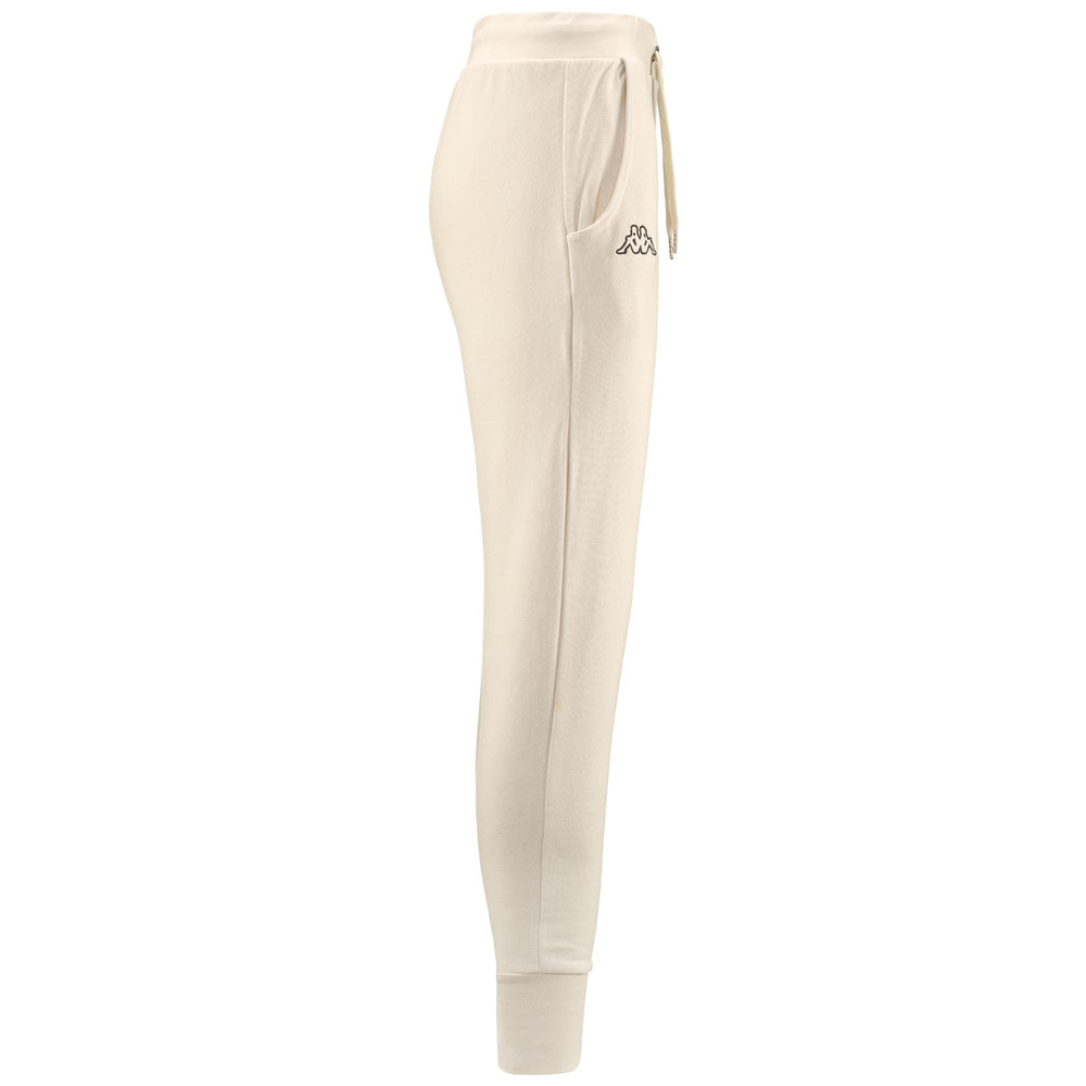 Pants Woman LOGO  ZALIA Sport Trousers WHITE OFF Dressed Front (jpg Rgb)	