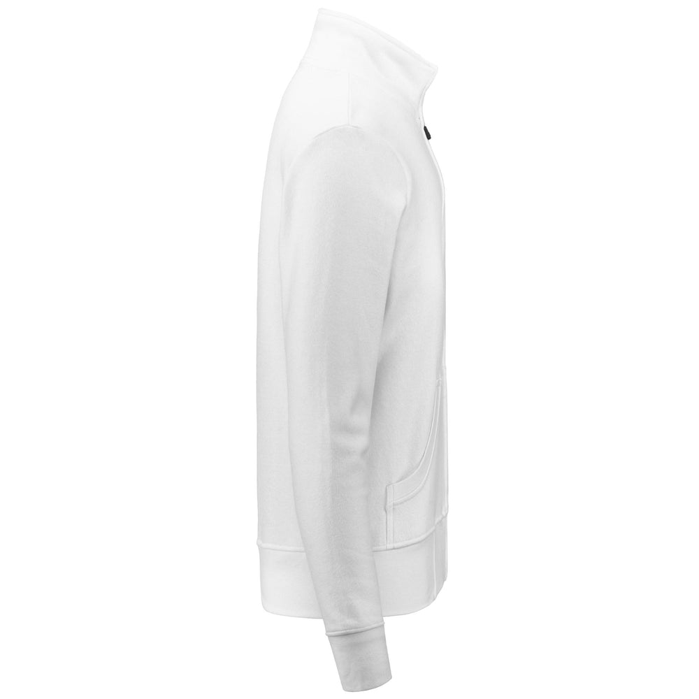 Fleece Woman LOGO  ZOE Jacket WHITE Dressed Front (jpg Rgb)	