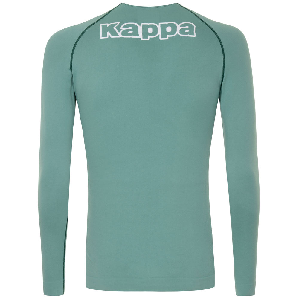 Skin T-ShirtsTop Unisex KAPPA4SKIN KOMBAT ZONG 2 T-Shirt GREEN MINE Dressed Front (jpg Rgb)	