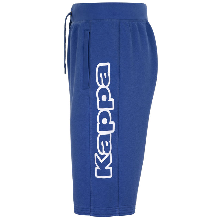 Shorts Man LOGO BILMER Sport  Shorts BLUE SAPPHIRE Dressed Side (jpg Rgb)		