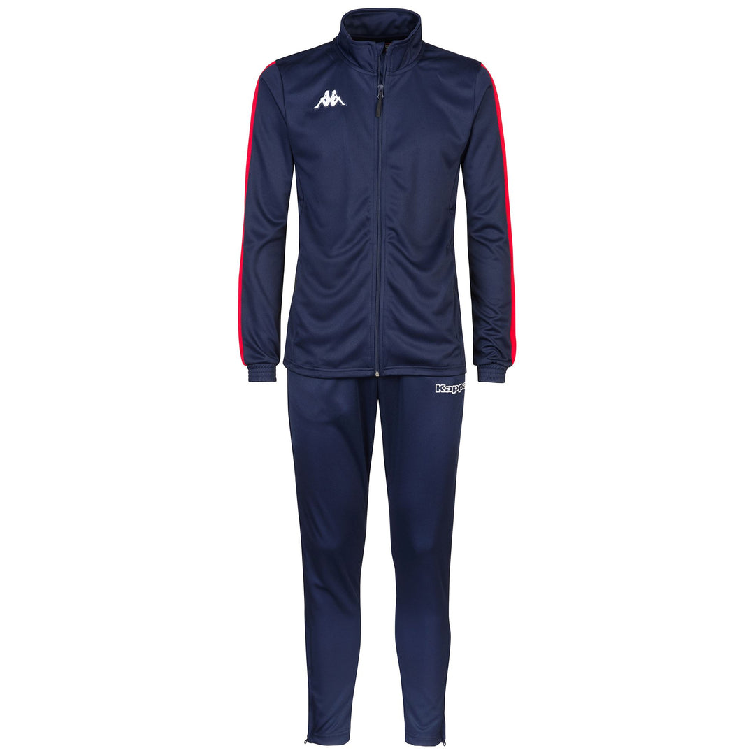 Sport Suits Man KAPPA4FOOTBALL SALCITO TRACKSUIT BLUE MARINE-RED Photo (jpg Rgb)			
