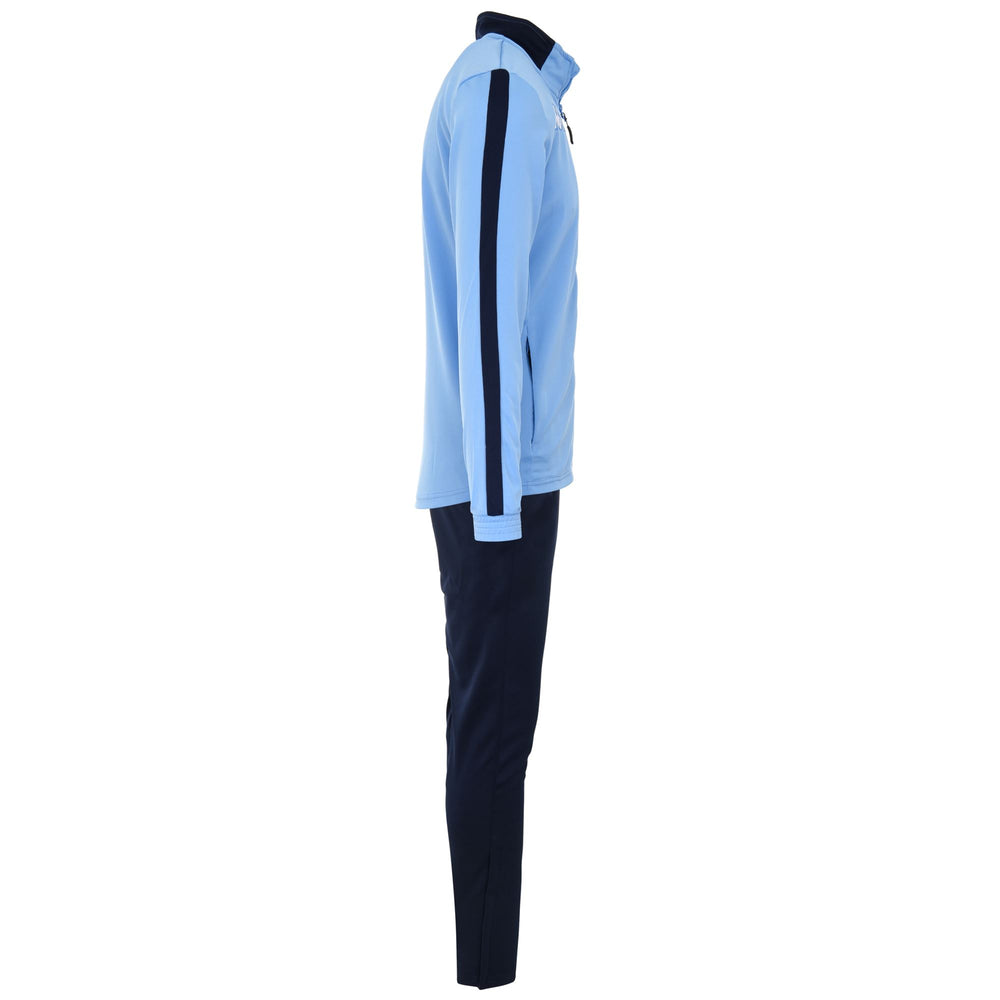 Sport Suits Man KAPPA4FOOTBALL SALCITO TRACKSUIT BLUE LT-BLUE MARINE Dressed Front (jpg Rgb)	