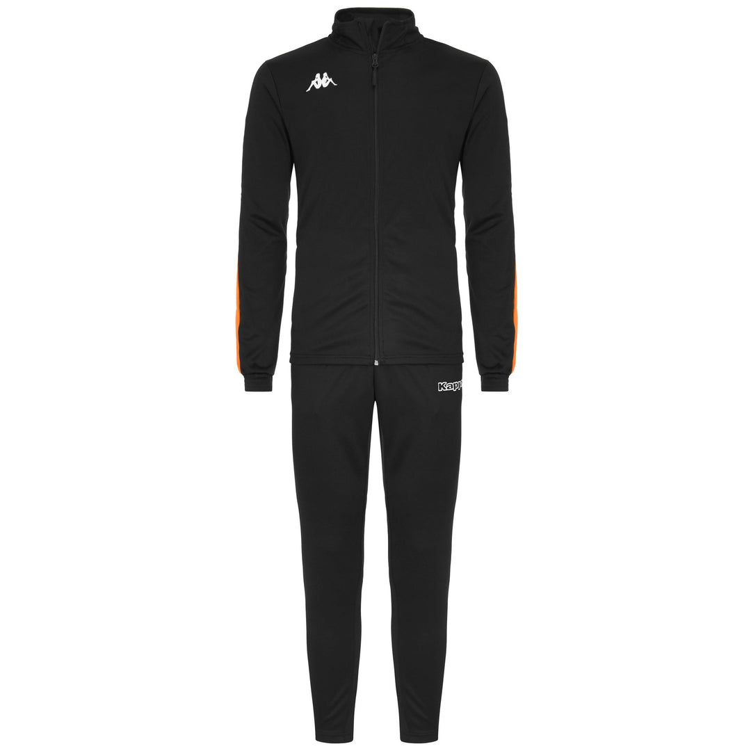 Sport Suits Man KAPPA4FOOTBALL SALCITO TRACKSUIT BLACK-ORANGE Photo (jpg Rgb)			