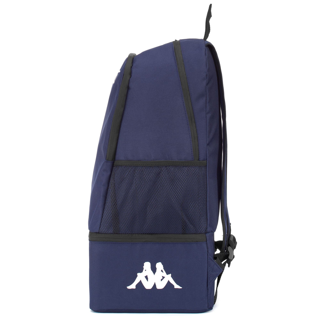 Bags Unisex KAPPA4FOOTBALL BACKPACK Backpack BLUE MARINE Dressed Front (jpg Rgb)	