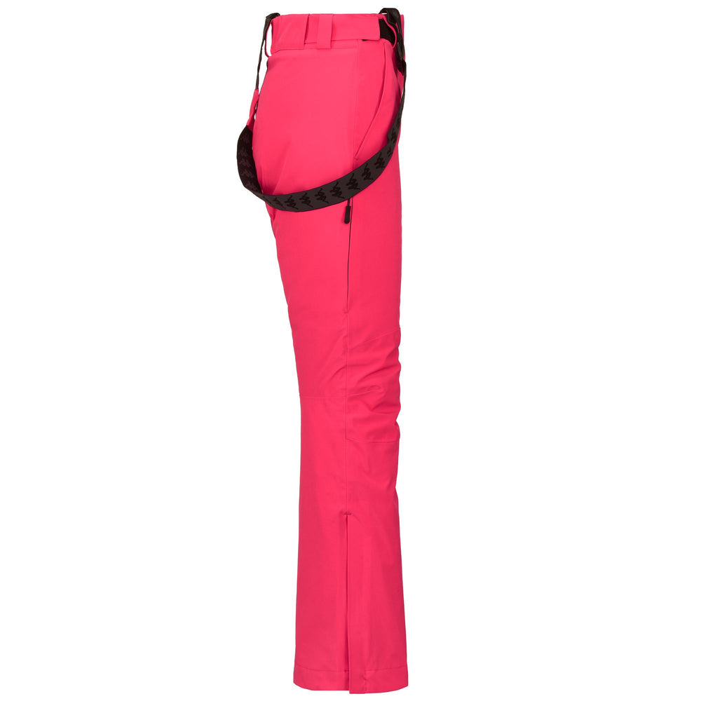 Pants Woman 6CENTO 634 Sport Trousers PINK-BLACK Dressed Front (jpg Rgb)	