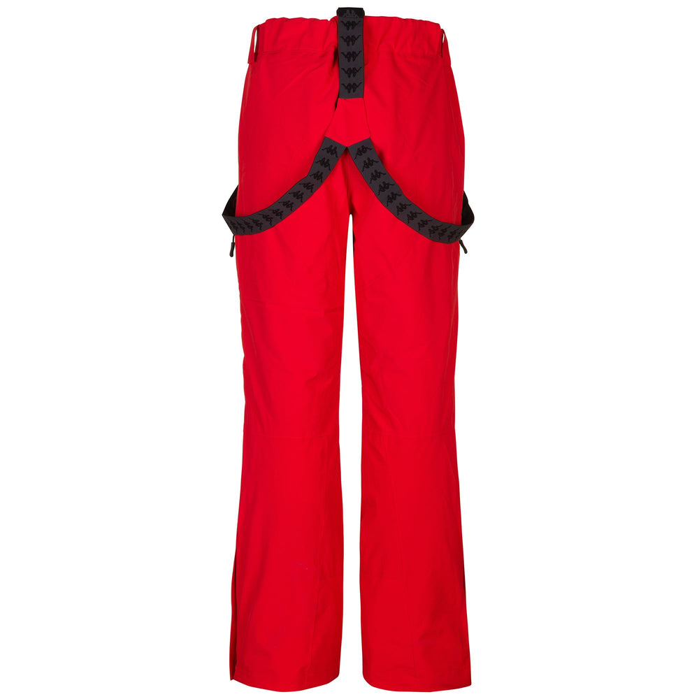 Pants Man 6CENTO 664 Sport Trousers RED-BLACK Dressed Front (jpg Rgb)	