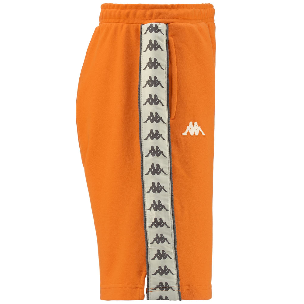 Shorts Man 222 BANDA TREADS Sport  Shorts ORANGE-BEIGE-GREY Dressed Front (jpg Rgb)	