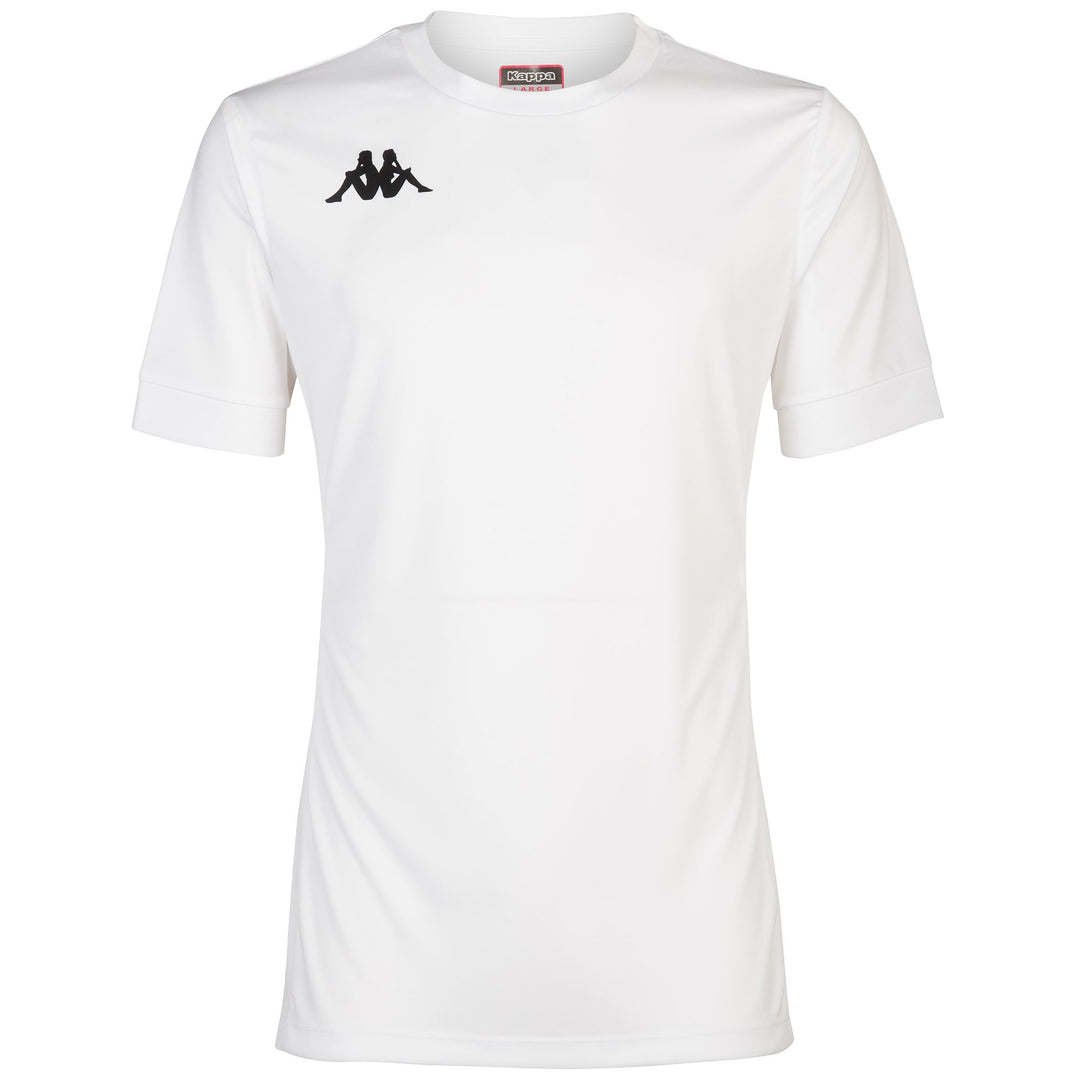 Active Jerseys Man KAPPA4SOCCER DERVIO Shirt WHITE Photo (jpg Rgb)			