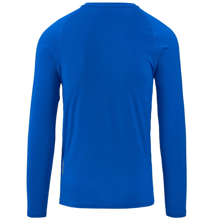 Skin T-ShirtsTop Man KAPPA4SKIN KOMBAT VURBAT Top BLUE SAPPHIRE Dressed Side (jpg Rgb)		