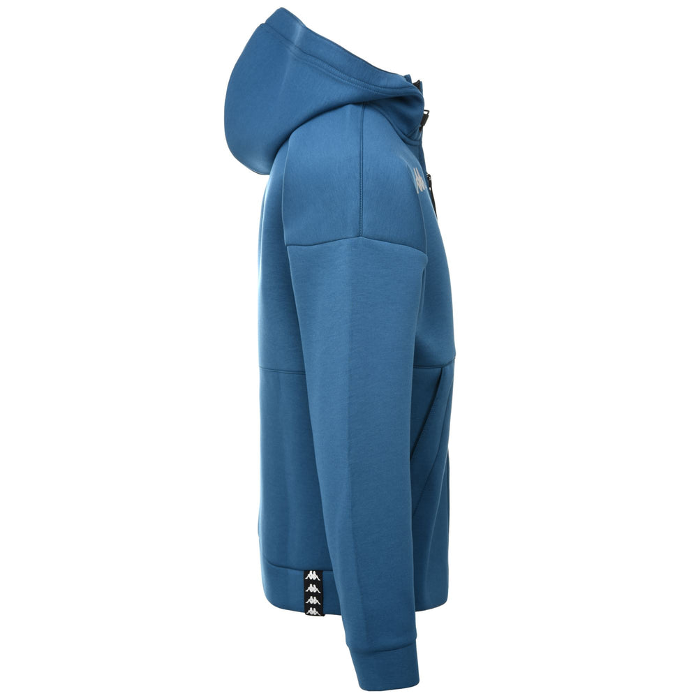 Fleece Man BACSTER Jacket BLUE LT INK - BLACK Dressed Front (jpg Rgb)	