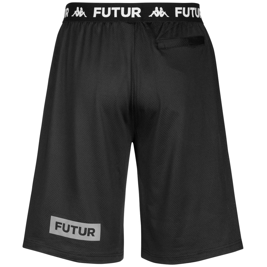 Shorts Man AUTHENTIC KOLUMN KFF Sport  Shorts BLACK Dressed Front (jpg Rgb)	