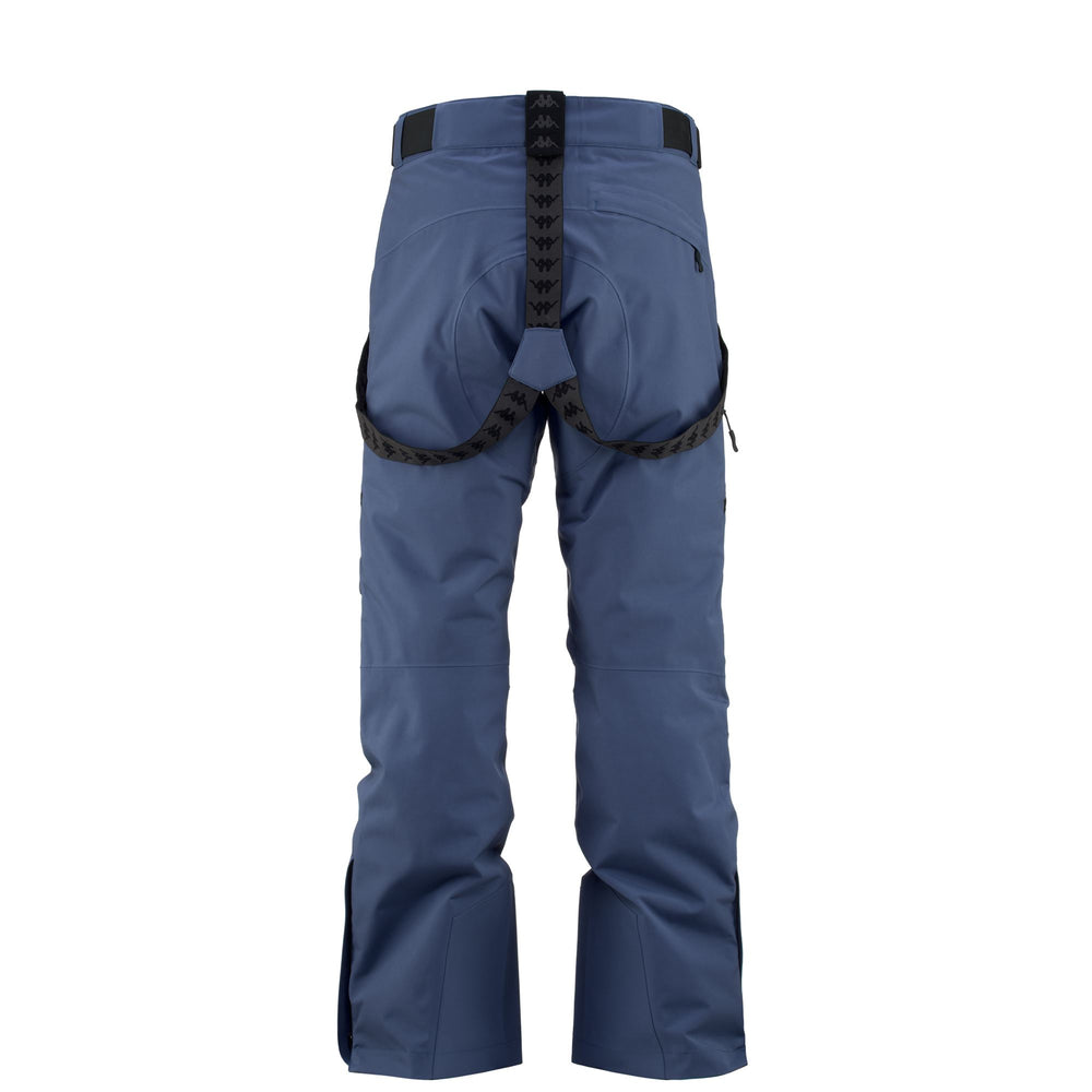 Pants Man 6CENTO 622P Sport Trousers BLUE FIORD-BLACK Dressed Front (jpg Rgb)	